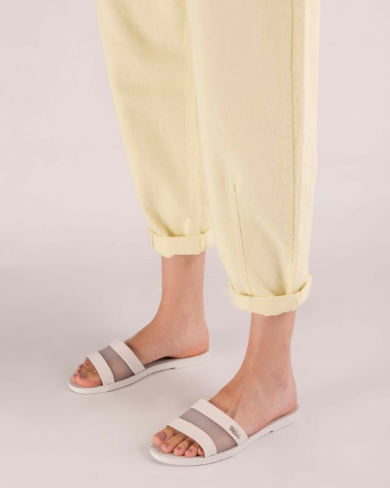 Melissa Sun Hollywood Slide White