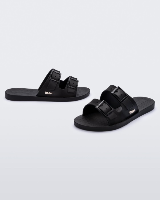 Melissa Sun Malibu Slide Black