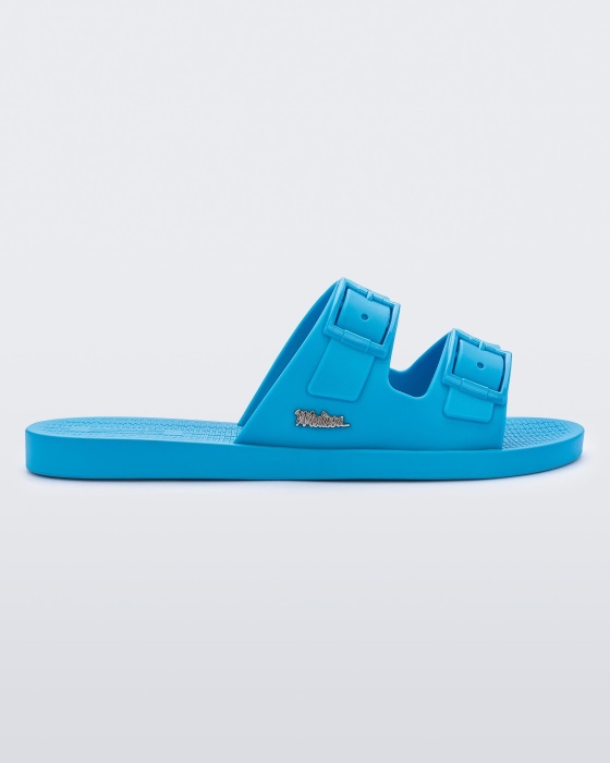 Melissa Sun Malibu Slide Blue
