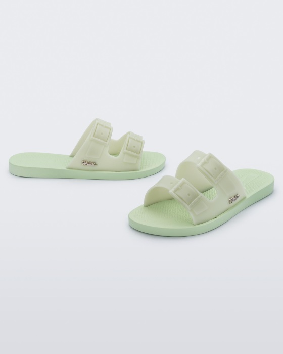 Melissa Sun Malibu Slide Green