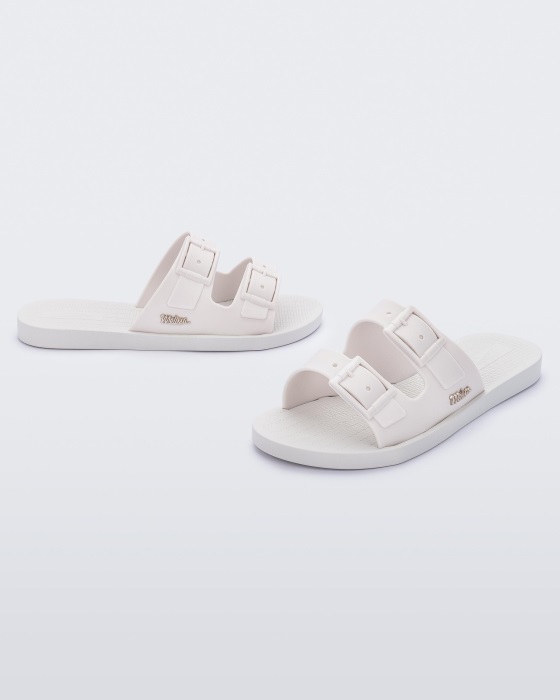 Melissa Sun Malibu Slide White