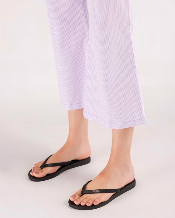 Melissa Sun Venice Flip Flop Black