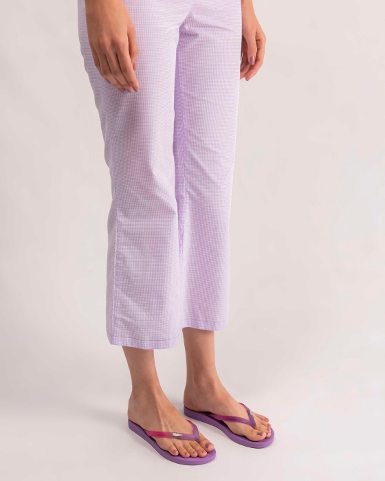 Melissa Sun Venice Flip Flop Lilac-Clear