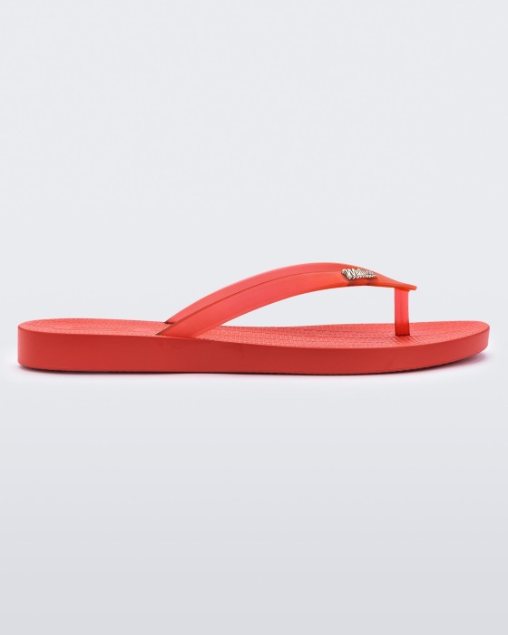 Melissa Sun Venice Flip Flop Red