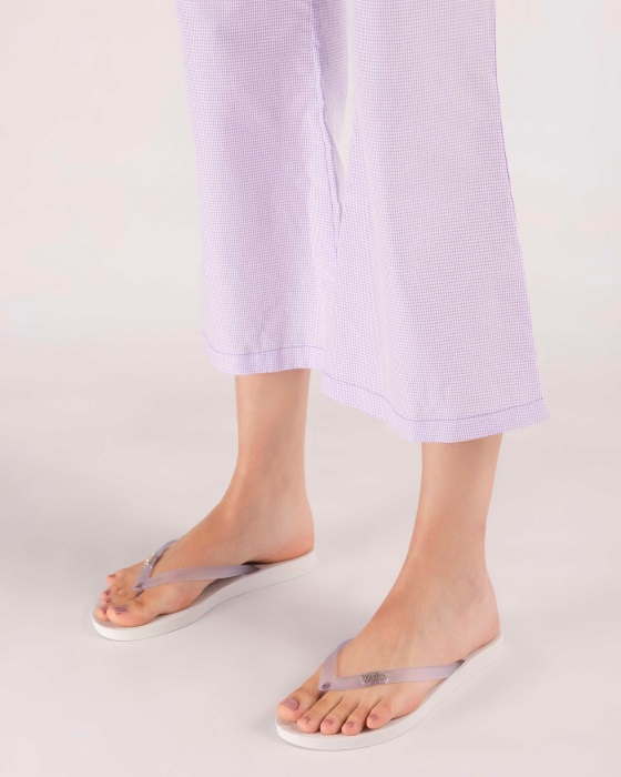 Melissa Sun Venice Flip Flop White-Clear