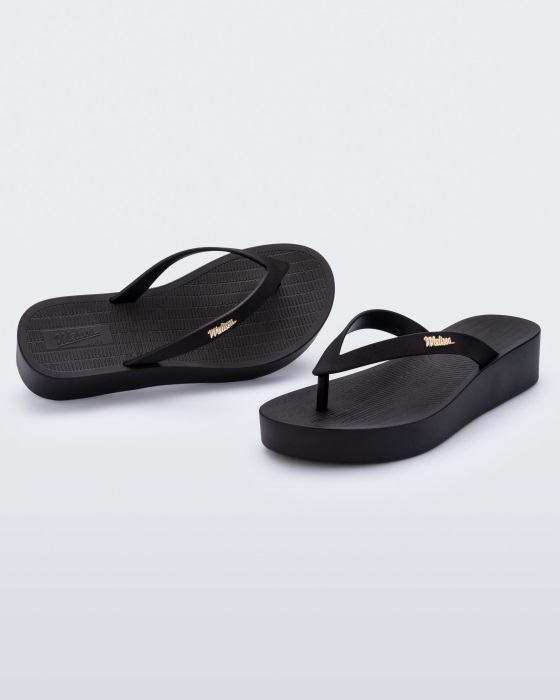 Melissa Sun Venice Platform Black