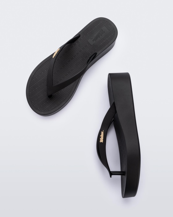Melissa Sun Venice Platform Black