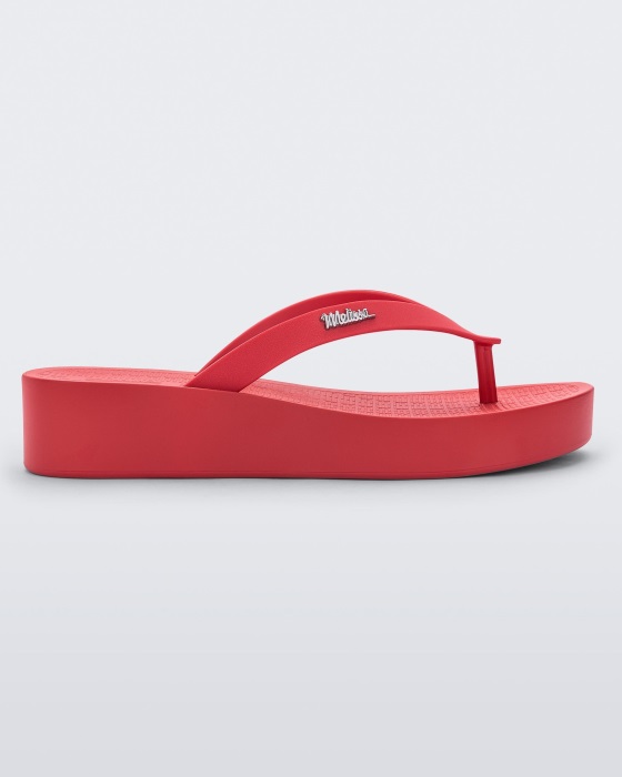 Melissa Sun Venice Platform Red