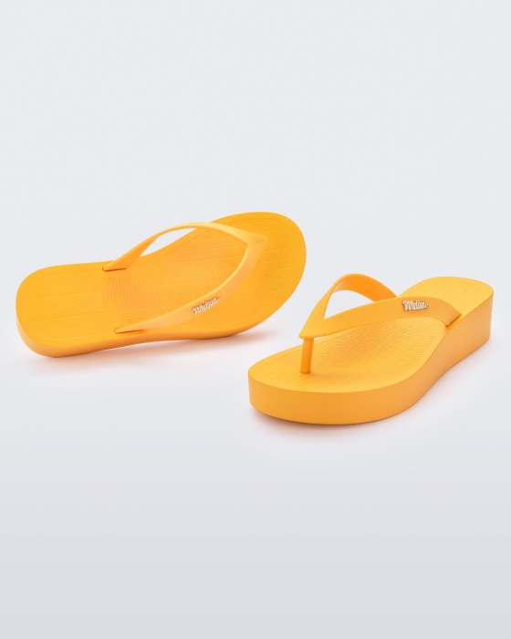 Melissa Sun Venice Platform Yellow