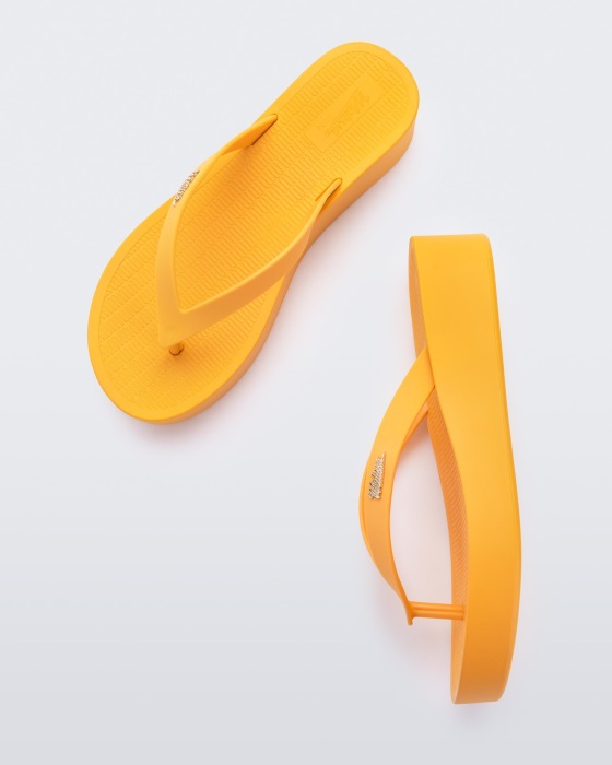 Melissa Sun Venice Platform Yellow