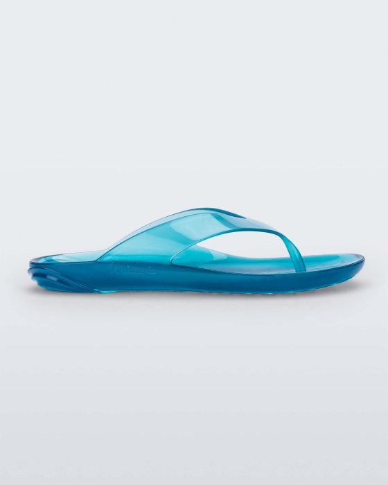 Melissa The Real Jelly Flip Flop Clear Blue