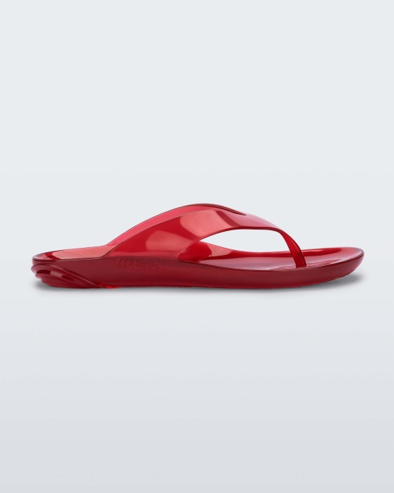 Melissa The Real Jelly Flip Flop Clear Red