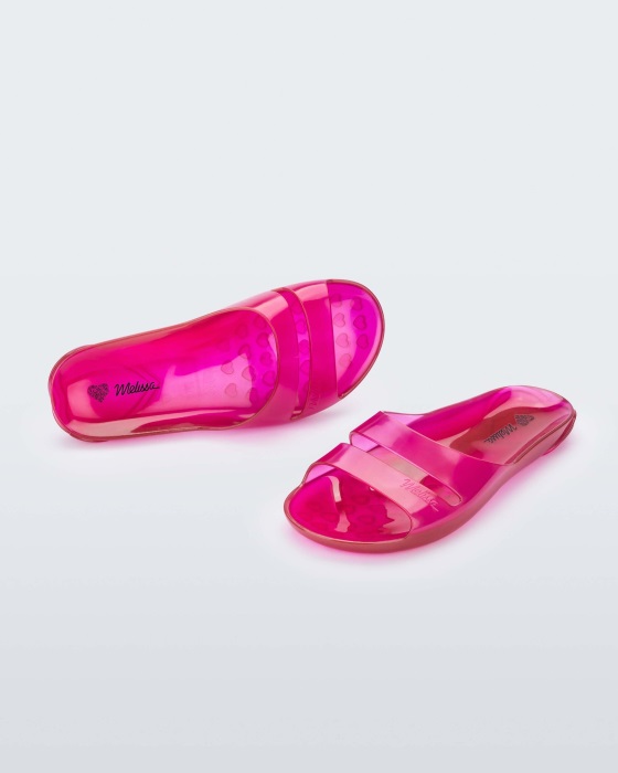 Melissa The Real Jelly Slide Clear Pink
