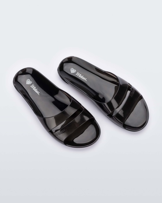Melissa The Real Jelly Slide Transparent Black