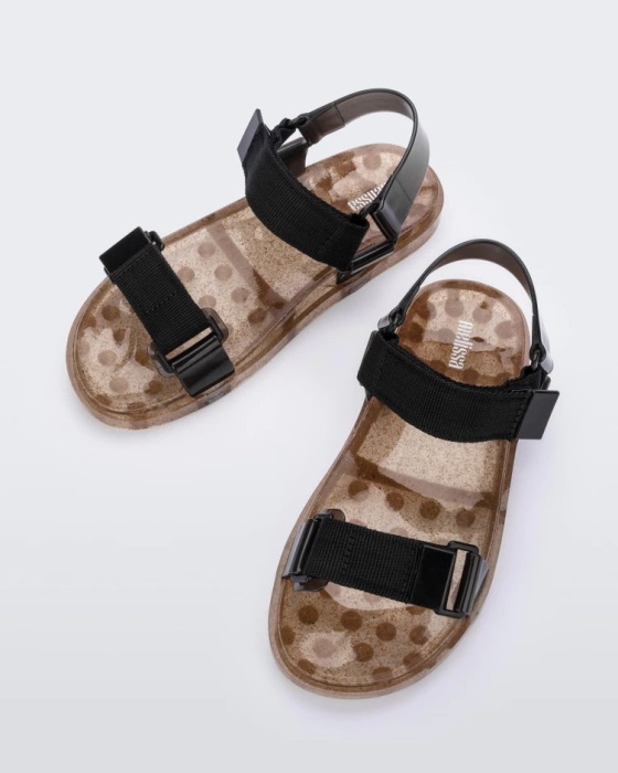 Melissa Wide Papete Sandal Black
