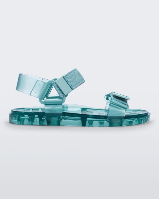 Melissa Wide Papete Sandal Green
