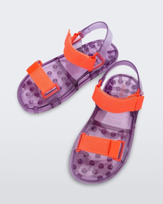 Melissa Wide Papete Sandal Purple