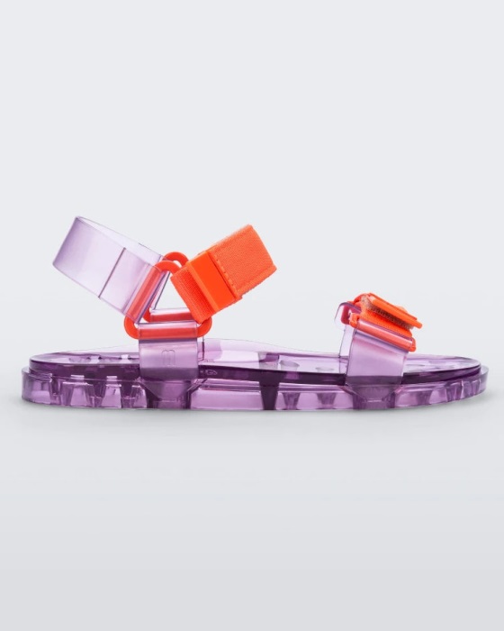 Melissa Wide Papete Sandal Purple