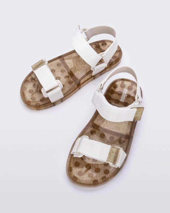 Melissa Wide Papete Sandal White