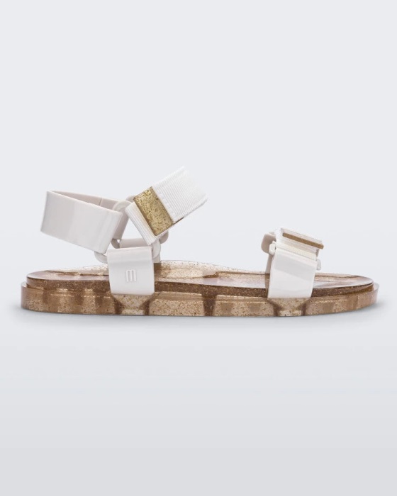 Melissa Wide Papete Sandal White