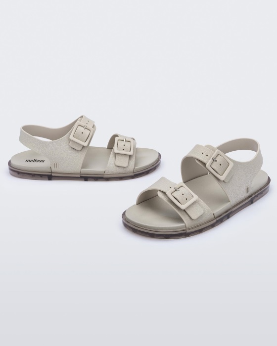 Melissa Wide Sandal Beige