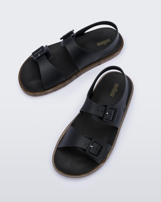Melissa Wide Sandal Black