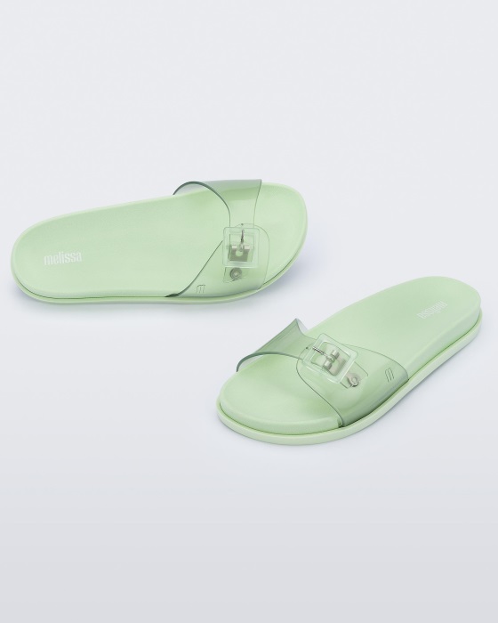Melissa Wide Slide Green