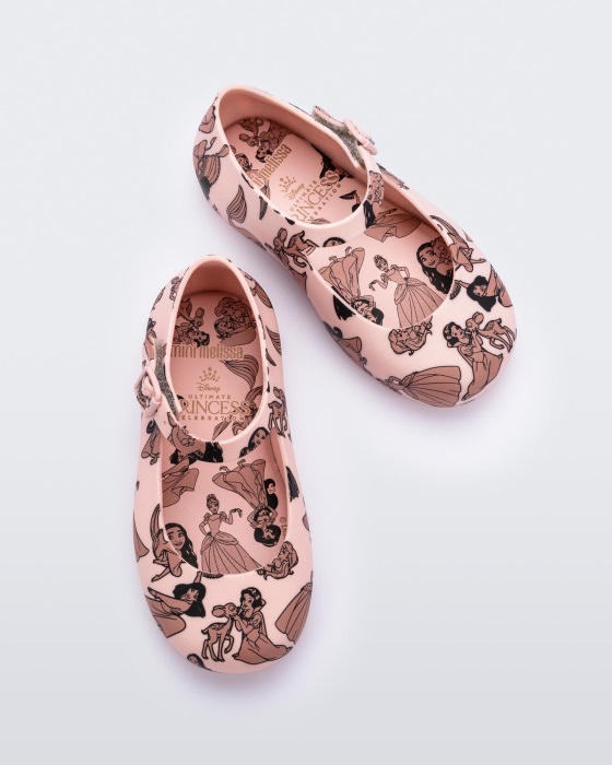 Mini Dora Disney Princess-Baby Pink-Black Melissa