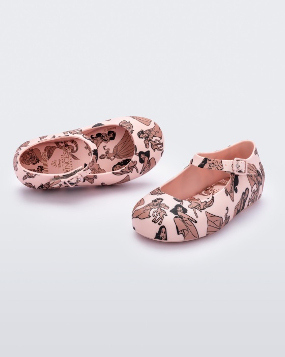 Mini Dora Disney Princess-Baby Pink-Black Melissa