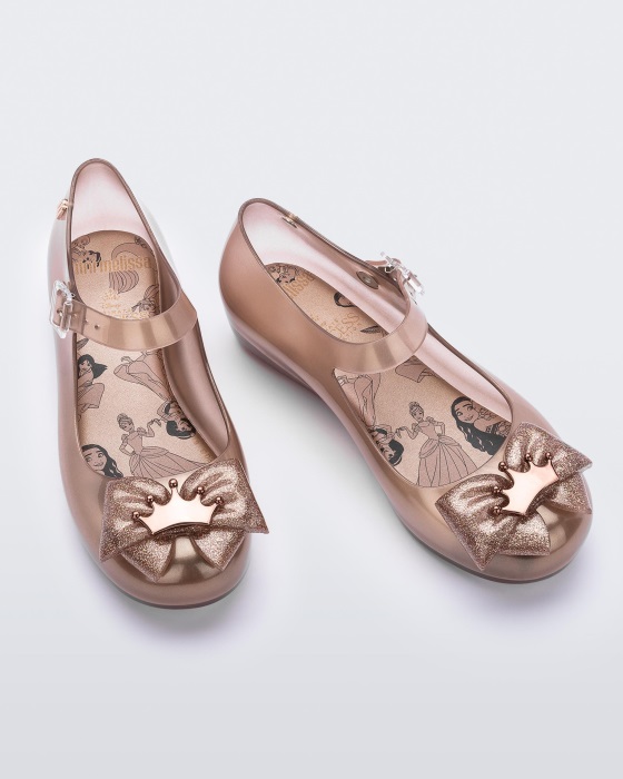 Mini Dora Disney Princess-Kids Clear-Gold Melissa