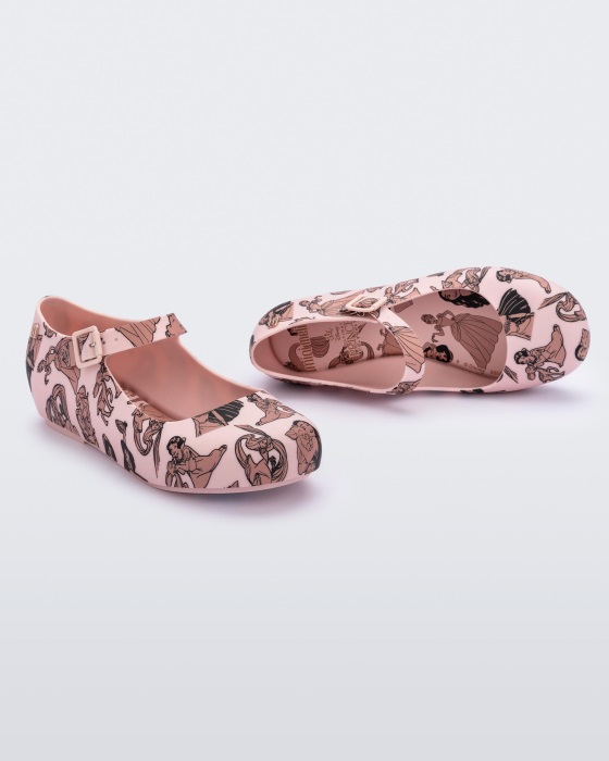 Mini Dora Disney Princess-Kids Pink-Black Melissa