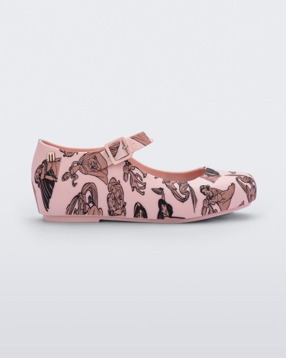 Mini Dora Disney Princess-Kids Pink-Black Melissa