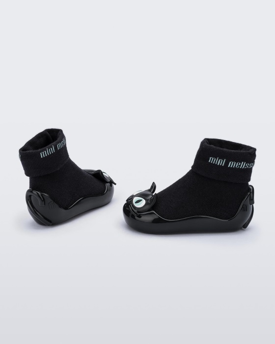 Mini Melissa Alpha Play Boot-Baby Black