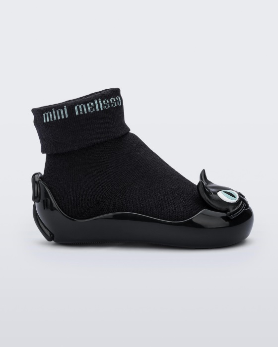 Mini Melissa Alpha Play Boot-Baby Black
