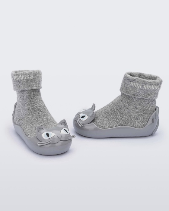 Mini Melissa Alpha Play Boot-Baby Gray