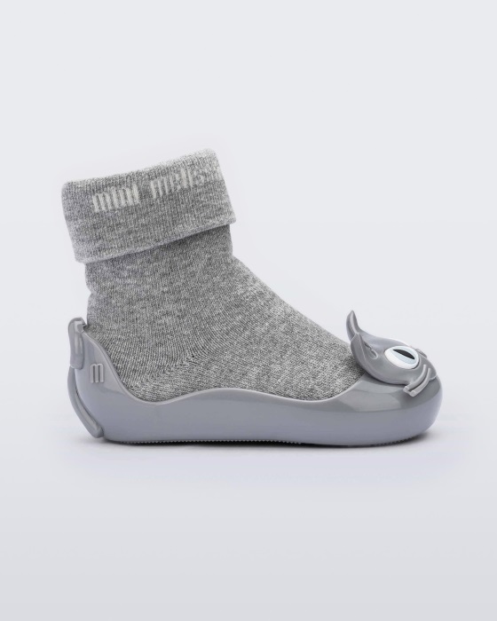 Mini Melissa Alpha Play Boot-Baby Gray