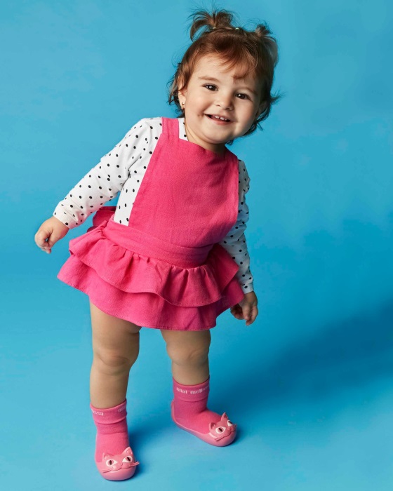 Mini Melissa Alpha Play Boot-Baby Pink