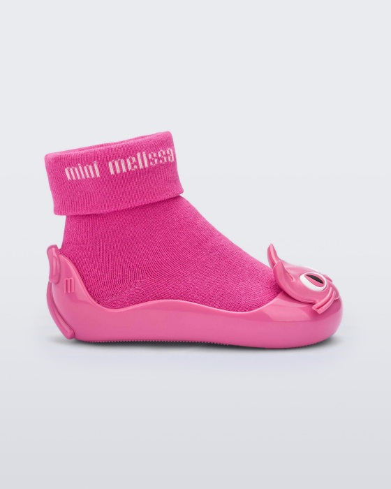 Mini Melissa Alpha Play Boot-Baby Pink
