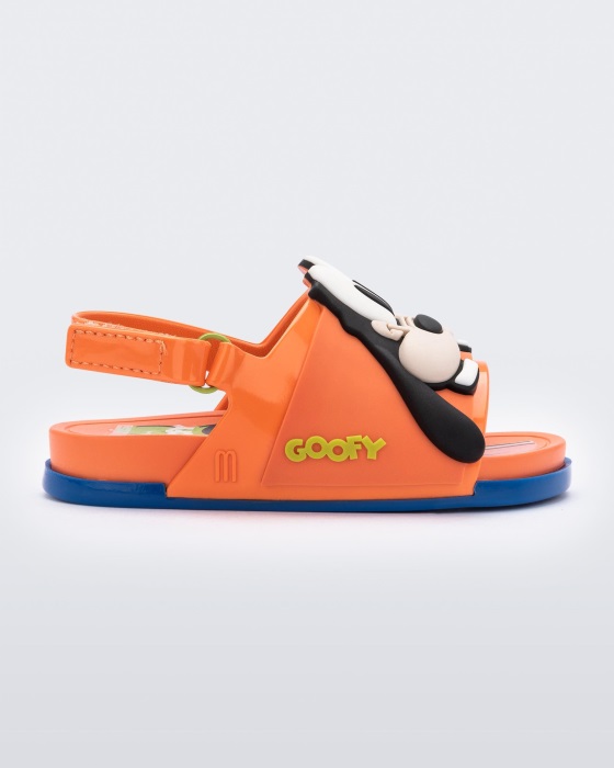 Mini Melissa Beach Slide Sandal Mickey & Friends-Baby Orange