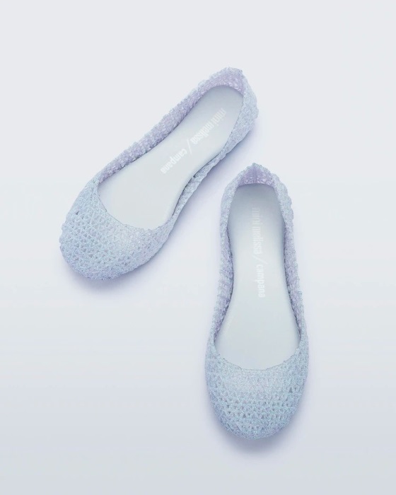 Mini Melissa Campana Papel Flat-Kids White
