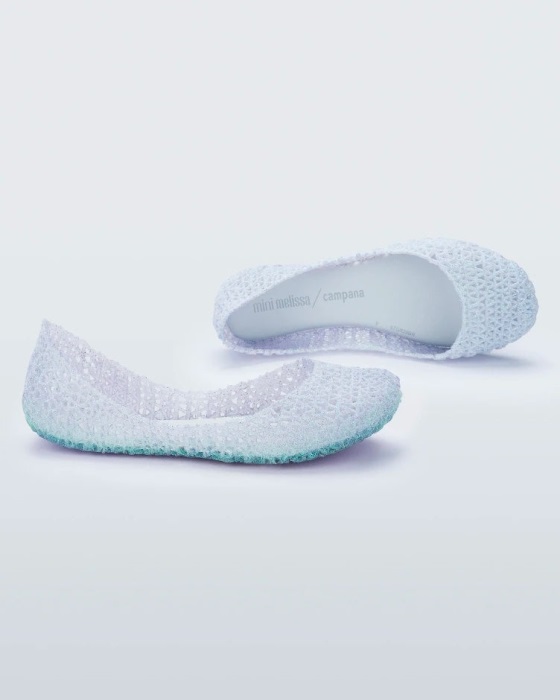 Mini Melissa Campana Papel Flat-Kids White