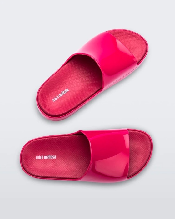 Mini Melissa Cloud Slide-Kids Pink