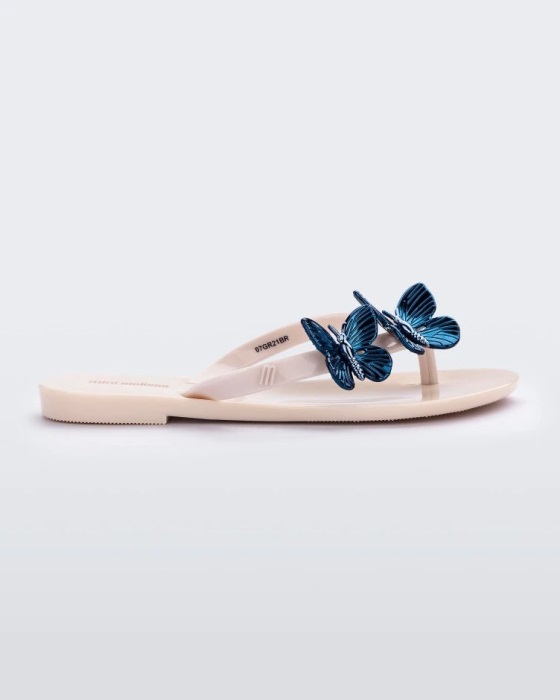 Mini Melissa Harmonic Fly-Kids Beige-Blue