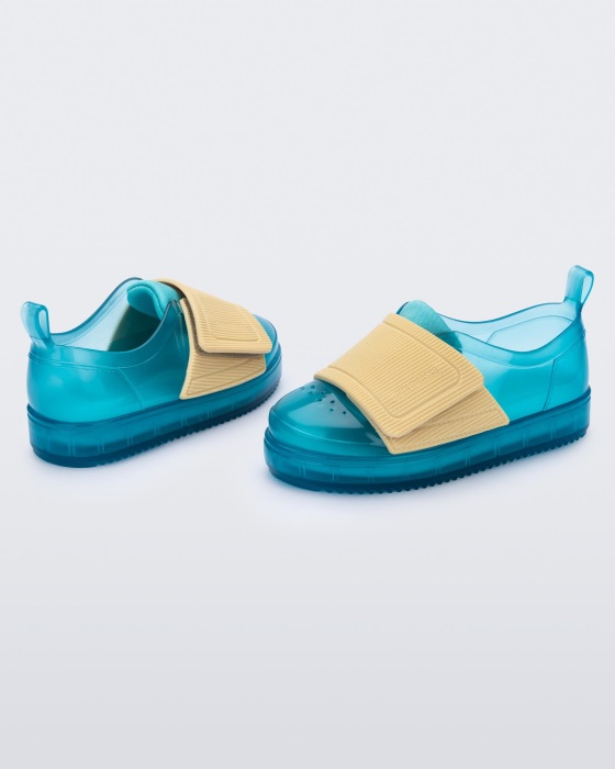 Mini Melissa Jelly Pop Sneaker-Baby Blue-Yellow