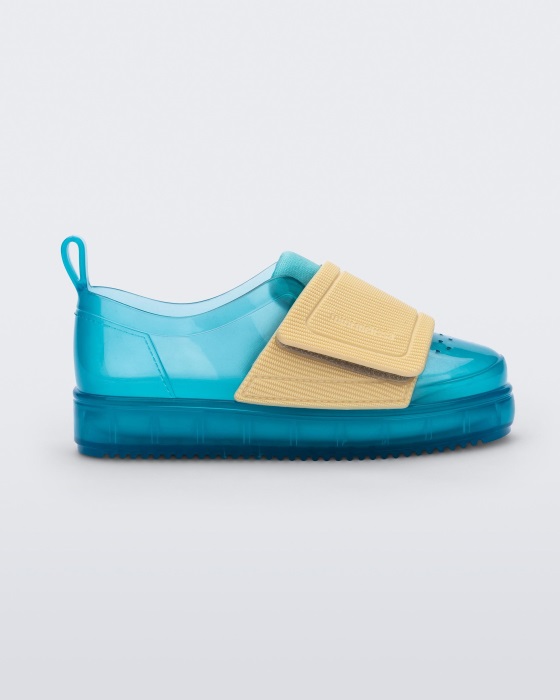 Mini Melissa Jelly Pop Sneaker-Baby Blue-Yellow