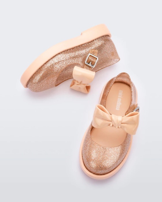 Mini Melissa Lola Flat-Baby Beige