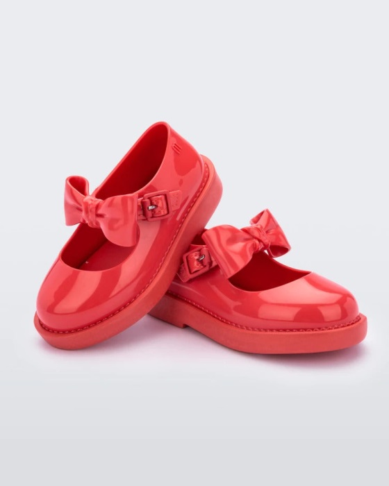 Mini Melissa Lola Flat-Baby Red