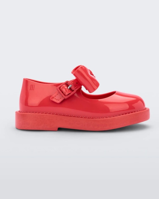 Mini Melissa Lola Flat-Baby Red