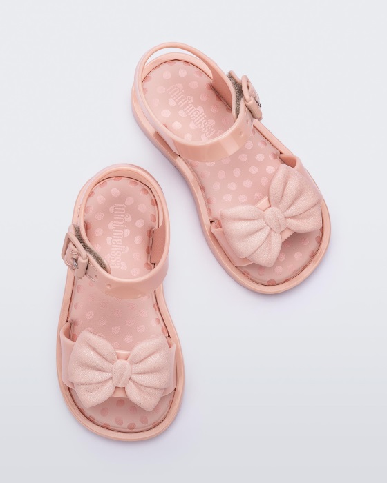 Mini Melissa Mar Princess Sandal-Baby Pink
