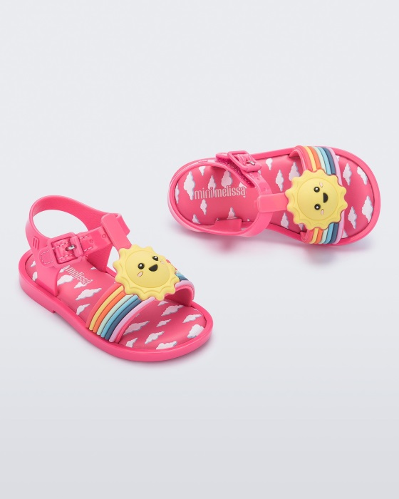 Mini Melissa Mar Sunny Day Sandal-Baby Pink